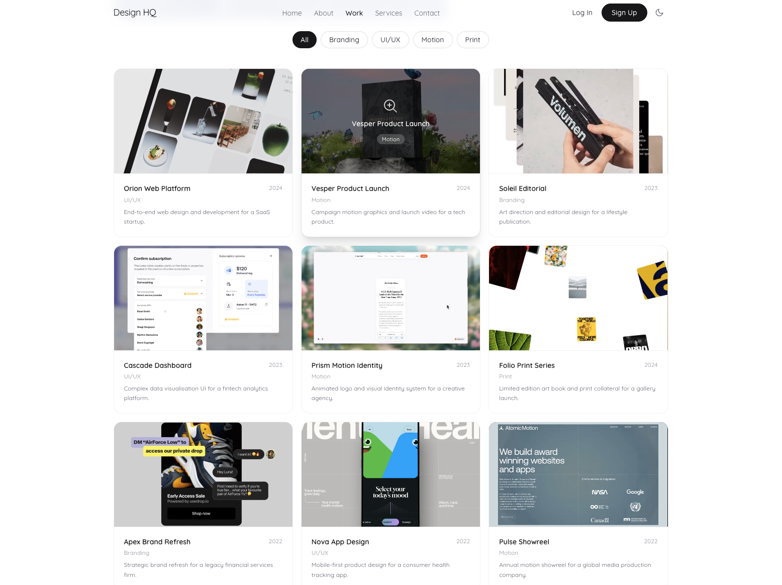 Design HQ — Studio Agency preview 2