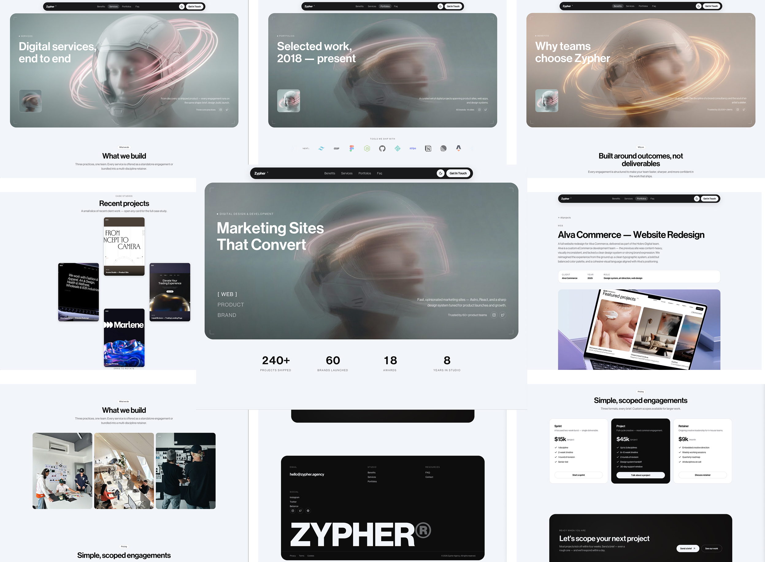 Zypher — Digital Design & Development Agency preview 1